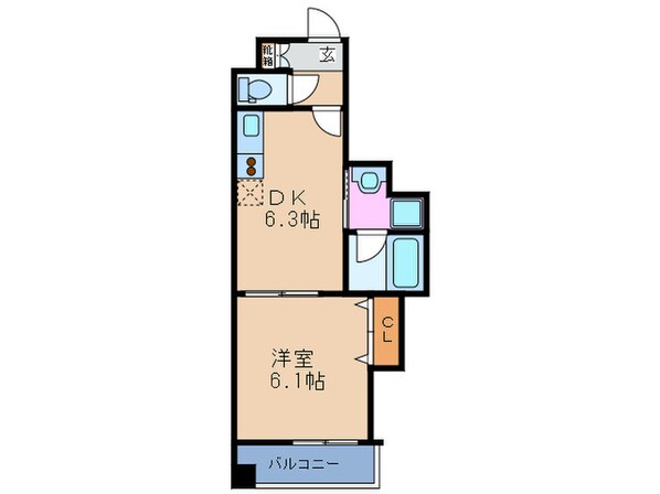 ＣＬＡＩＲ　ＴＯＷＥＲの物件間取画像